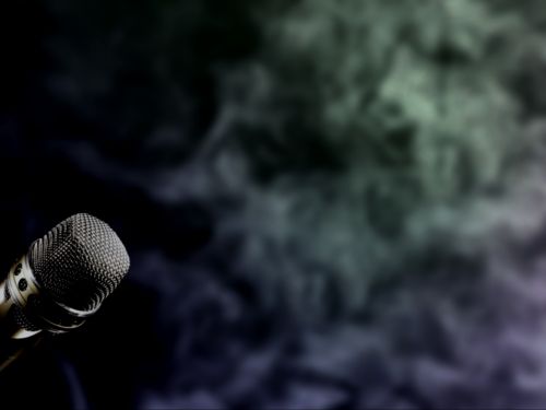 wallpaper microphone smoke