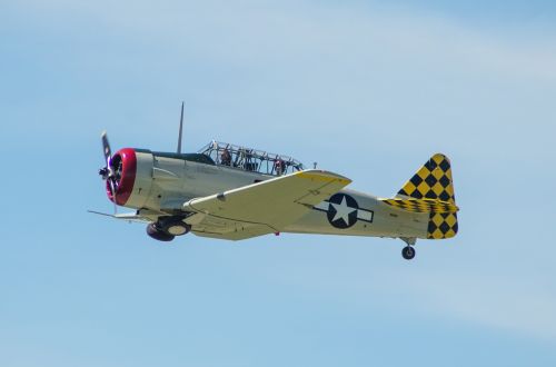 warbird propeller airplane