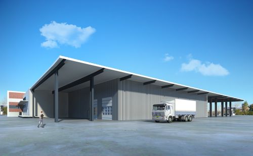 warehouse villa rendering