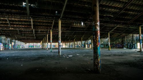 warehouse building abandoned