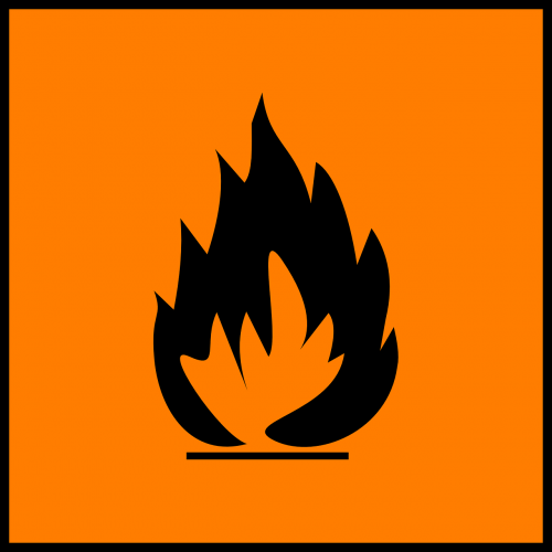 warning flame hazard