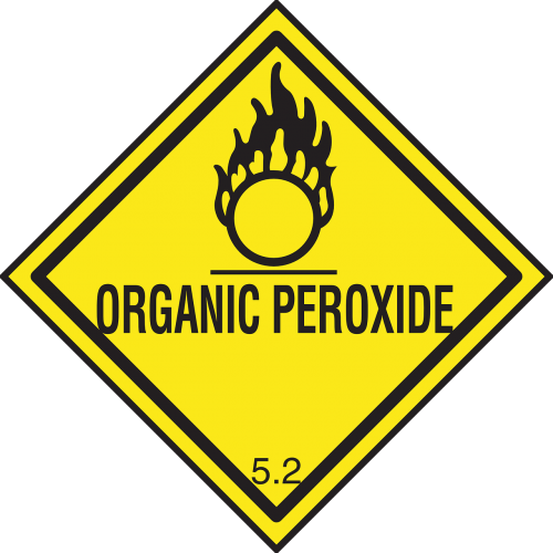 warning organic peroxide