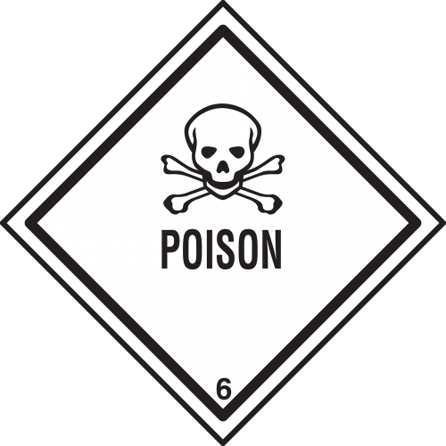 warning poison danger