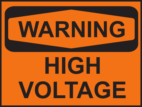 warning high voltage