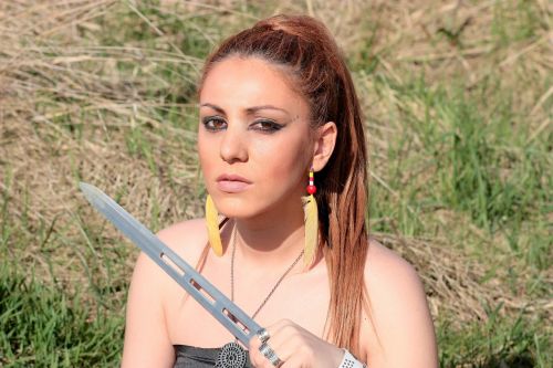 warrior woman sword
