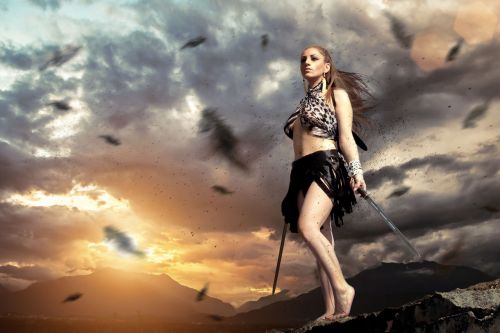 warrior woman female