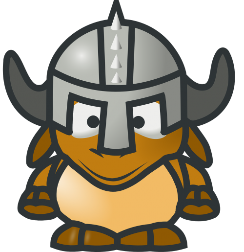 warrior cartoon character