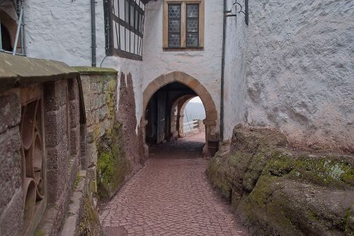 wartburg castle courtyard eisenach