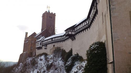 wartburg castle eisenach winter