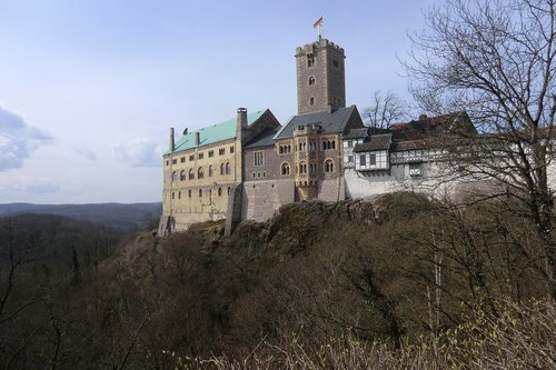 wartburg castle  luther  eisenach