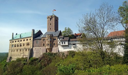 wartburg castle  eisenach  luther
