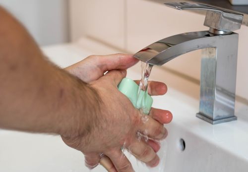 wash hands hygiene faucet