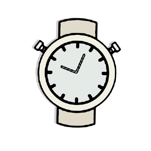 watch clock clipart