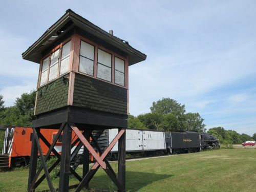 watchtower lookout tower train