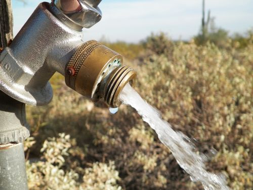 water desert faucet