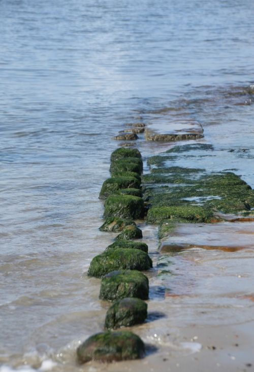 water sea stones