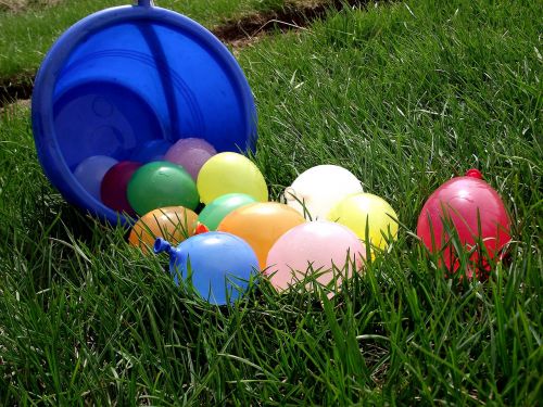 water balloon color