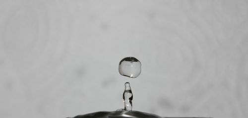 water drop spetters