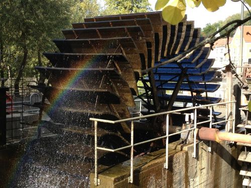 water wasserrrad mill wheel