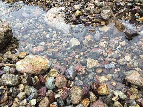 water cobblestone crystal clear