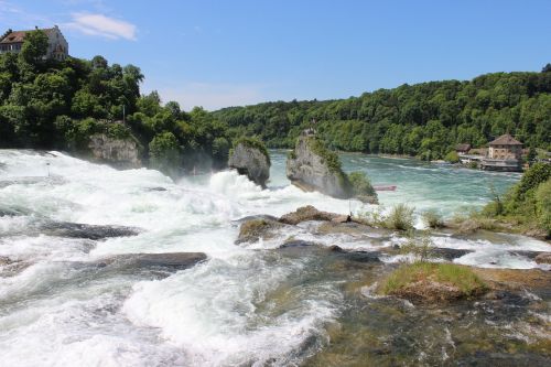 water waterfall schaffhausen