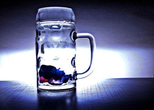 water beer mug glass