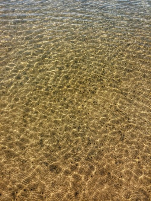 water sand still