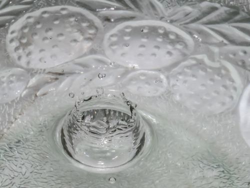 water bubble glass