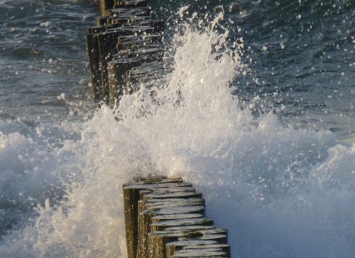 water beach spray