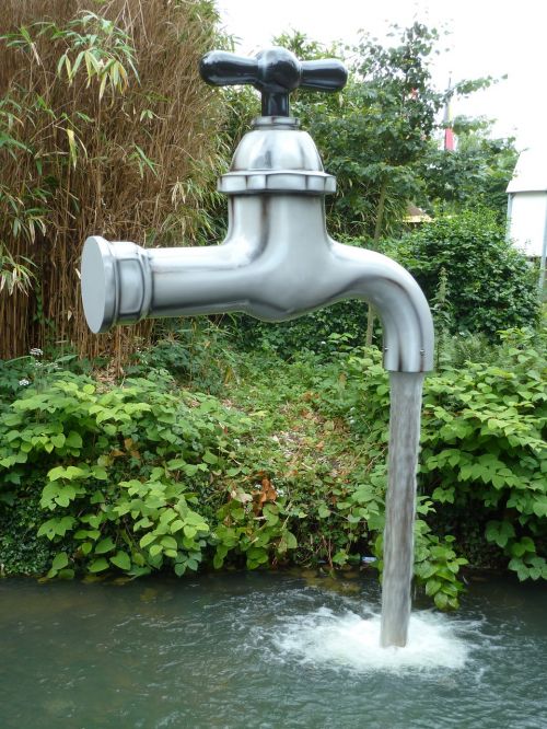water faucet drinking