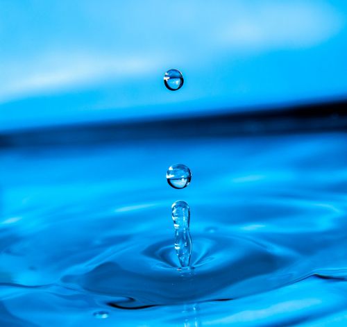 water drop of water macro