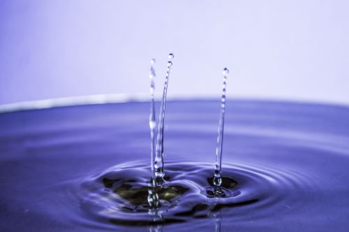 water water drop silver