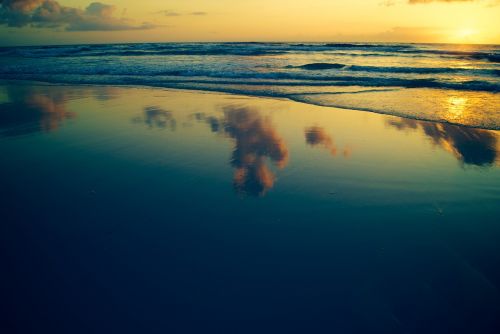 water beach reflective