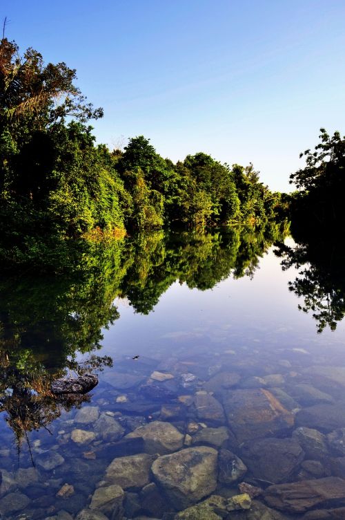 water landscape blue