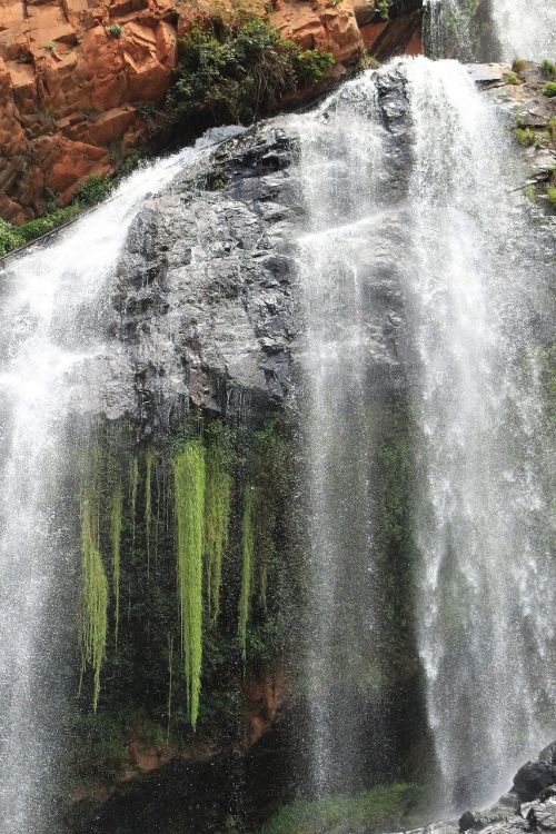 water waterfall rockery