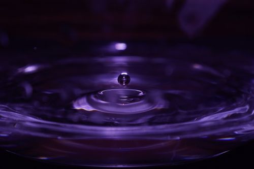 water ripples drop