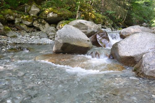 water river mountains