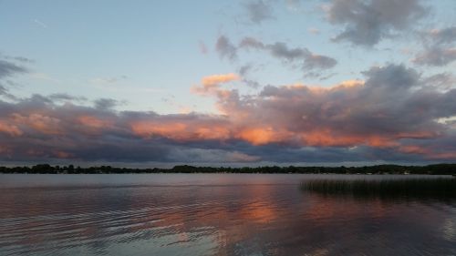 water sunset landscape