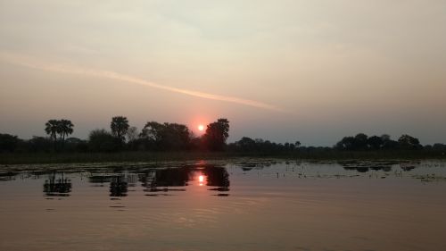 water sunset dawn