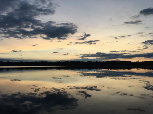 water sunset panoramic