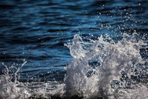 water sea splash