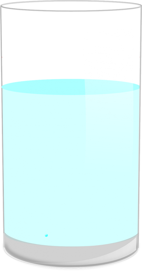 water glass full
