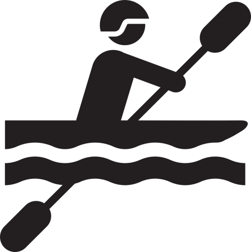 water kayak pictogram