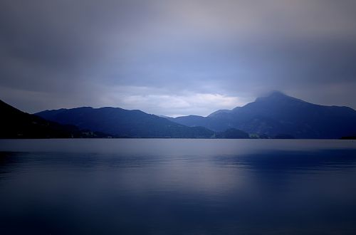 water lake dawn