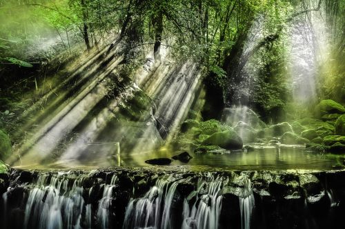 water waterfall nature