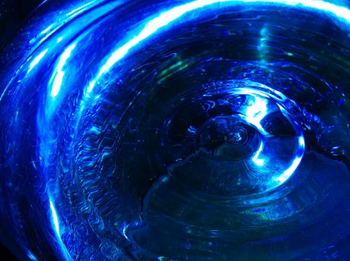 water blue circle