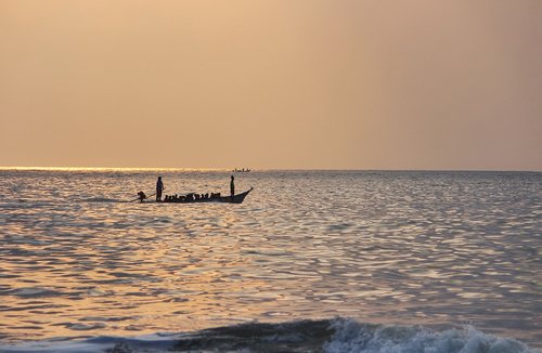 water  sea  sunset