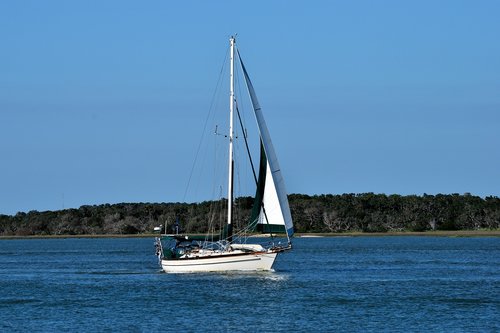 water  sailboat  sail
