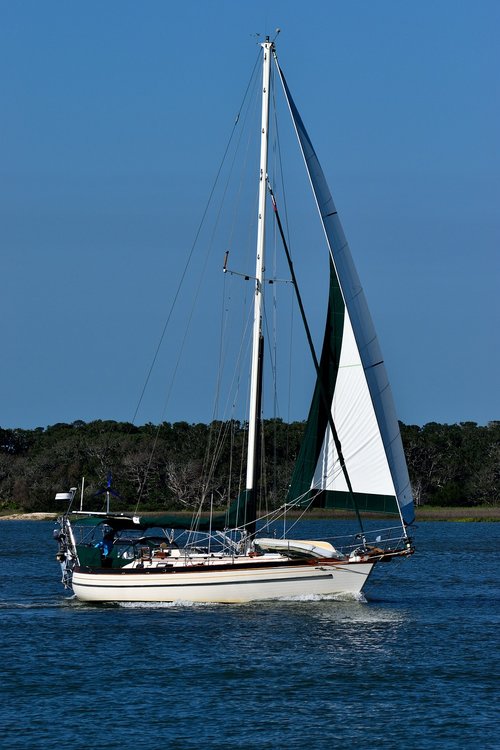 water  sailboat  sail