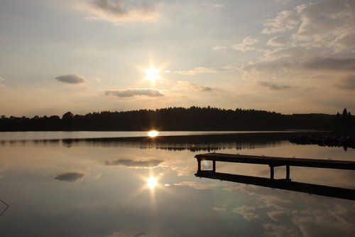 water  lake  nature